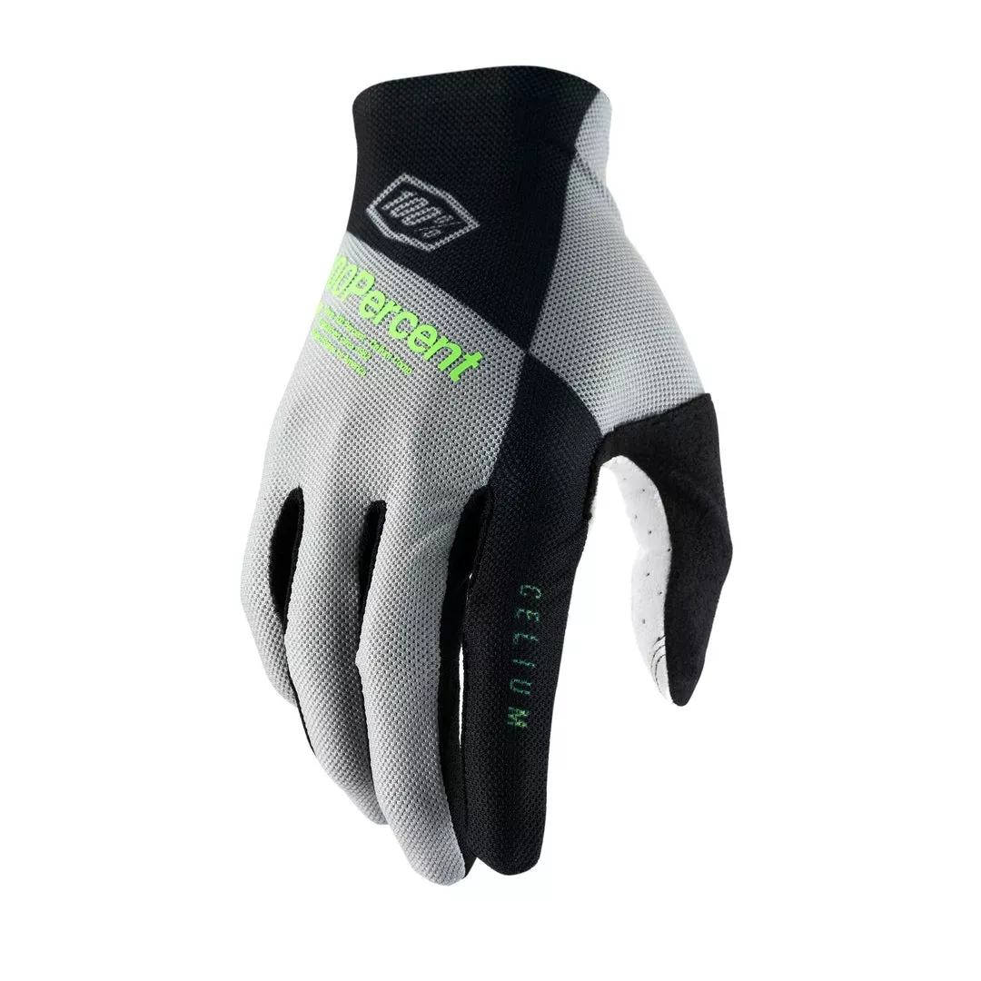 100 Percent Celium Gloves – Vapor/Lime