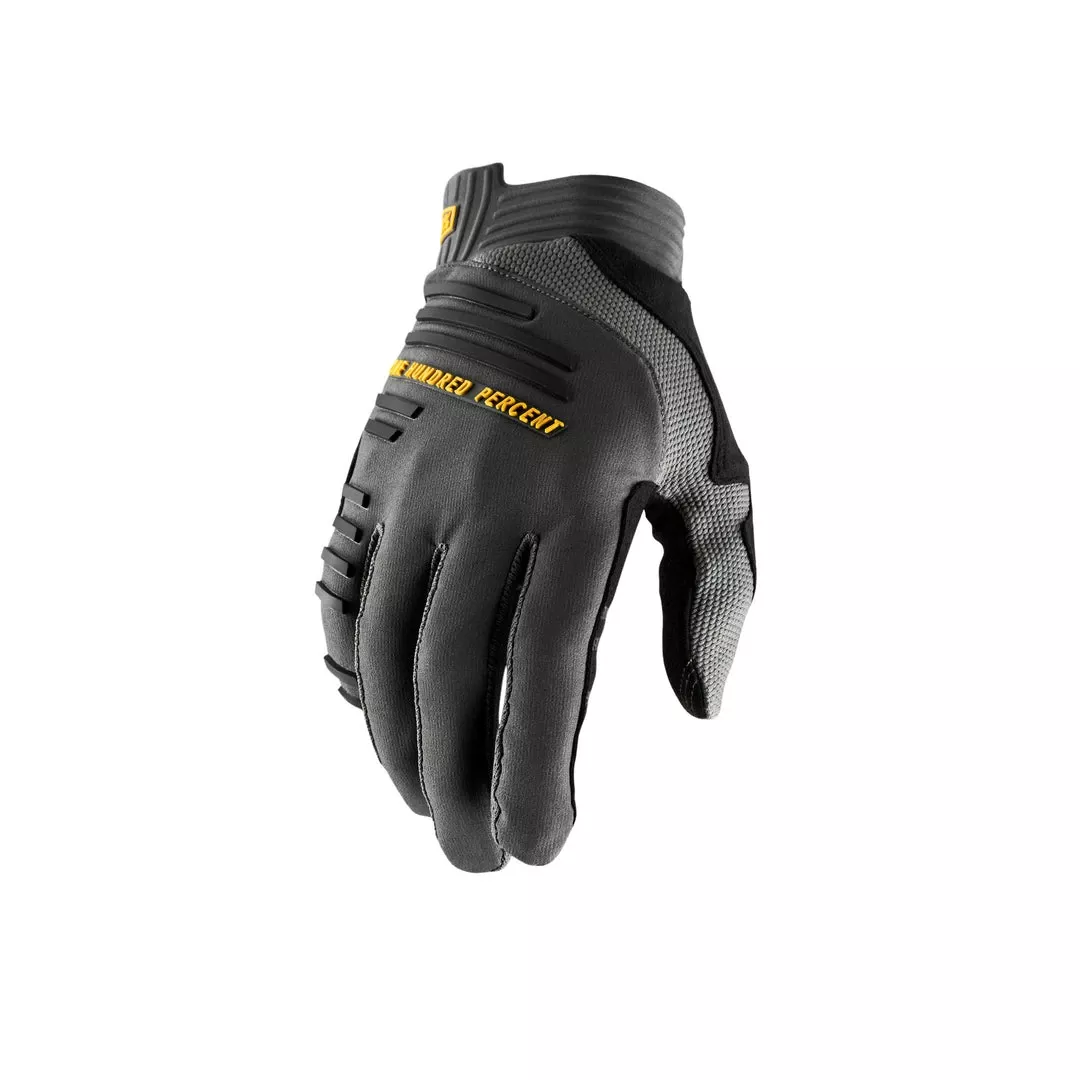 100 Percent R-CORE Gloves – Charcoal