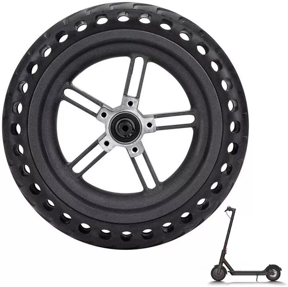 【8.5 Inch】 Explosion-Proof Solid Tire Wheel Hub Set Replacemen for Xiaomi Mi M365 Electric Scooter